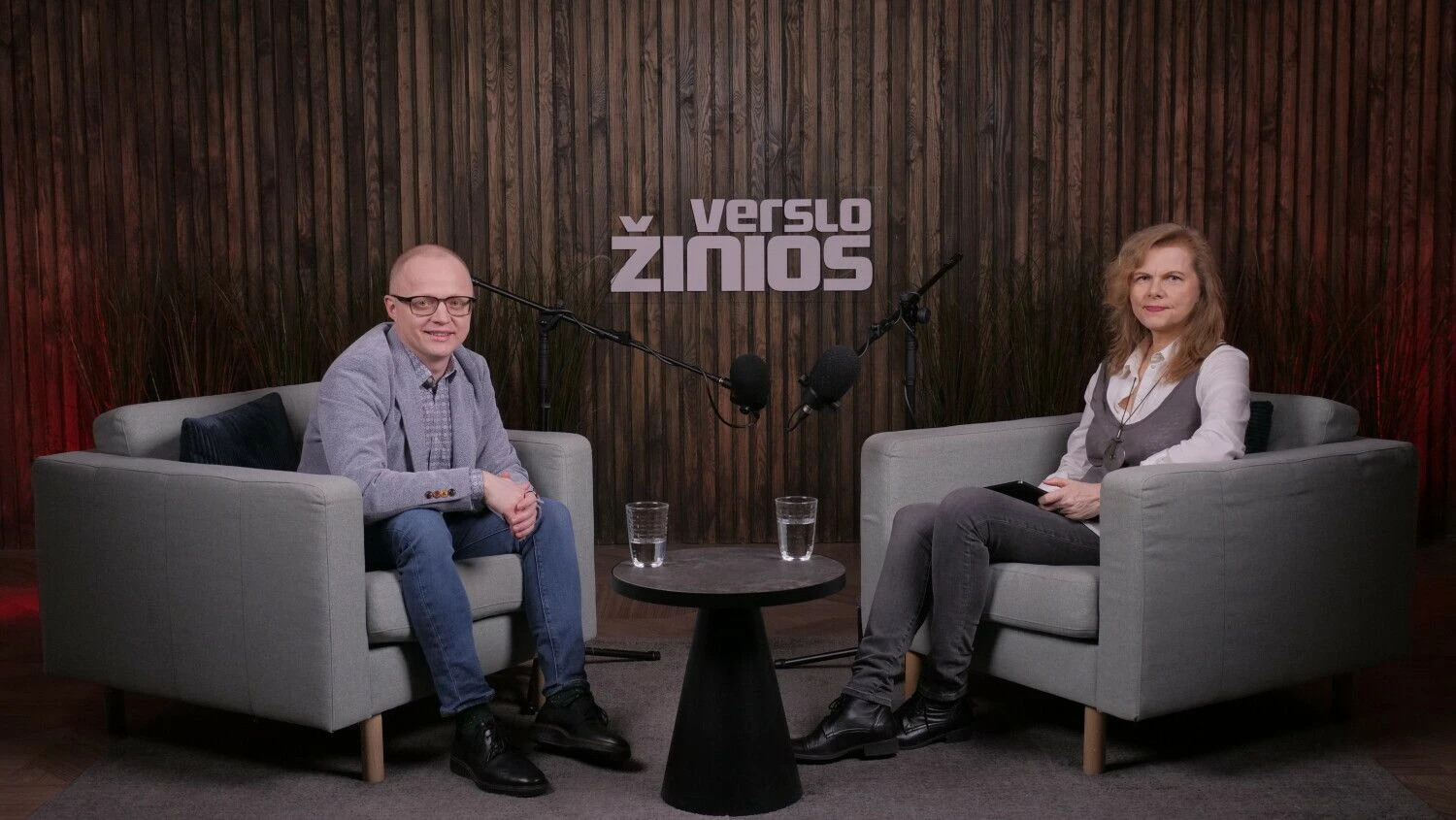 „Vita Baltic International“ generalinis direktorius Renatas Degulis ir moderatorė Vilija Ramanauskienė.