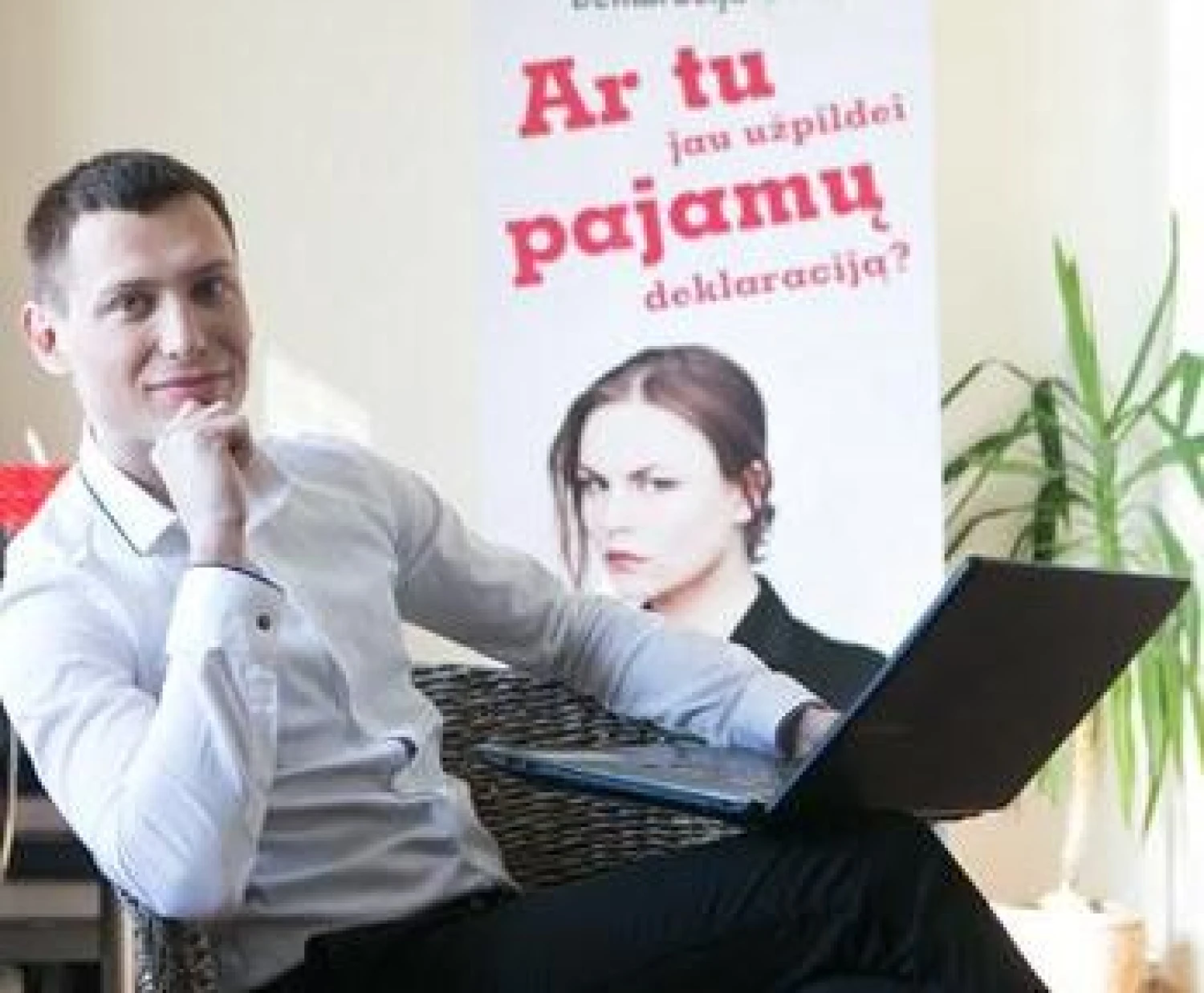 Chorstas Klausas, UAB ACVK direktorius: „Pasiūlius pajamų deklaravimo paslaugą, pirmiausia ja pasinaudojo drąsesni gyventojai, kurie suprato, kad jų duomenų saugumas yra garantuojamas.“