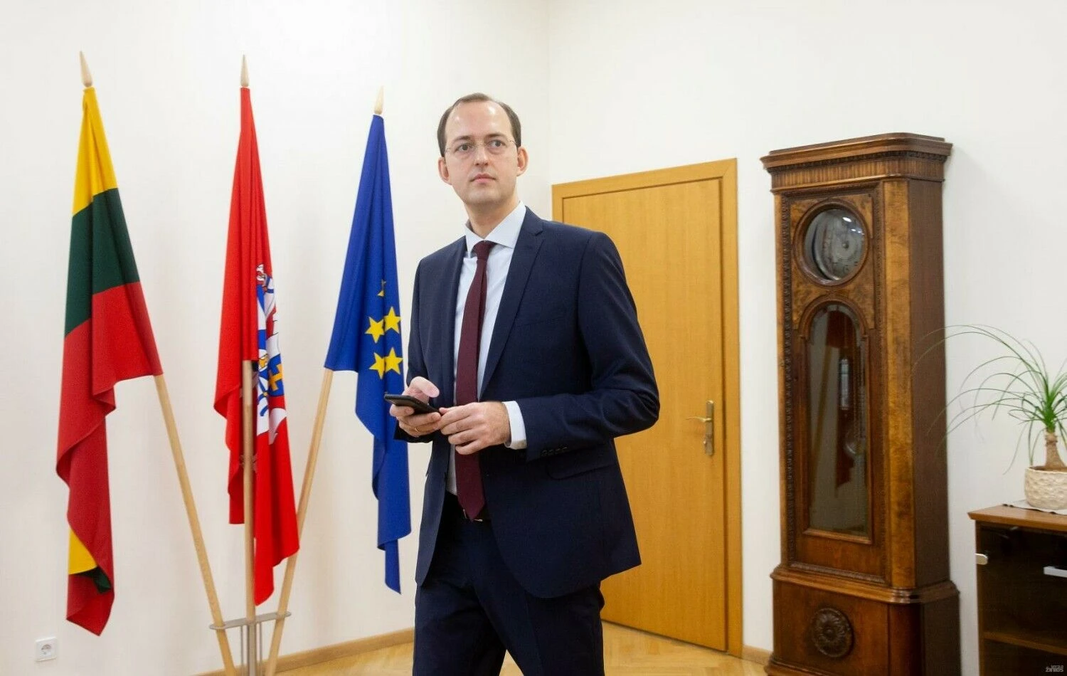 Marius Skuodis, susisiekimo ministras. Juditos Grigelytės (VŽ) nuotr.