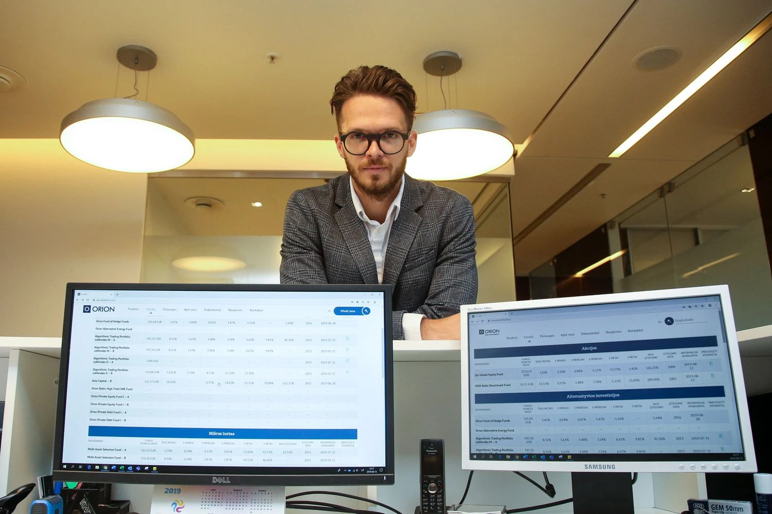 Benas Poderis, „Orion Asset Management“ Investicijų valdymo skyriaus vadovas. Vladimiro Ivanovo (VŽ) nuotr.