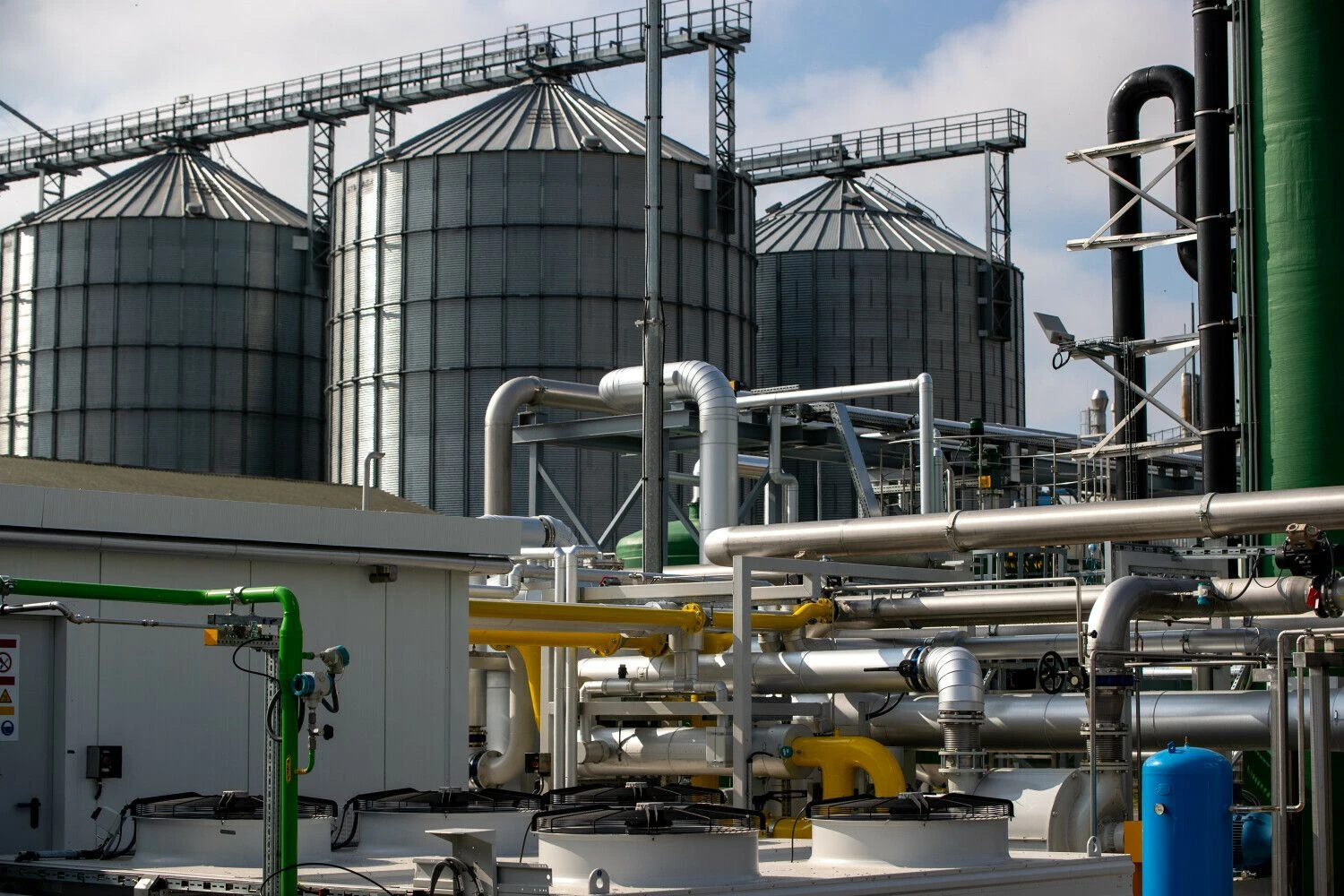 „Tube Green“ biometano gamykla Pasvalio rajone. Įmonės nuotr.