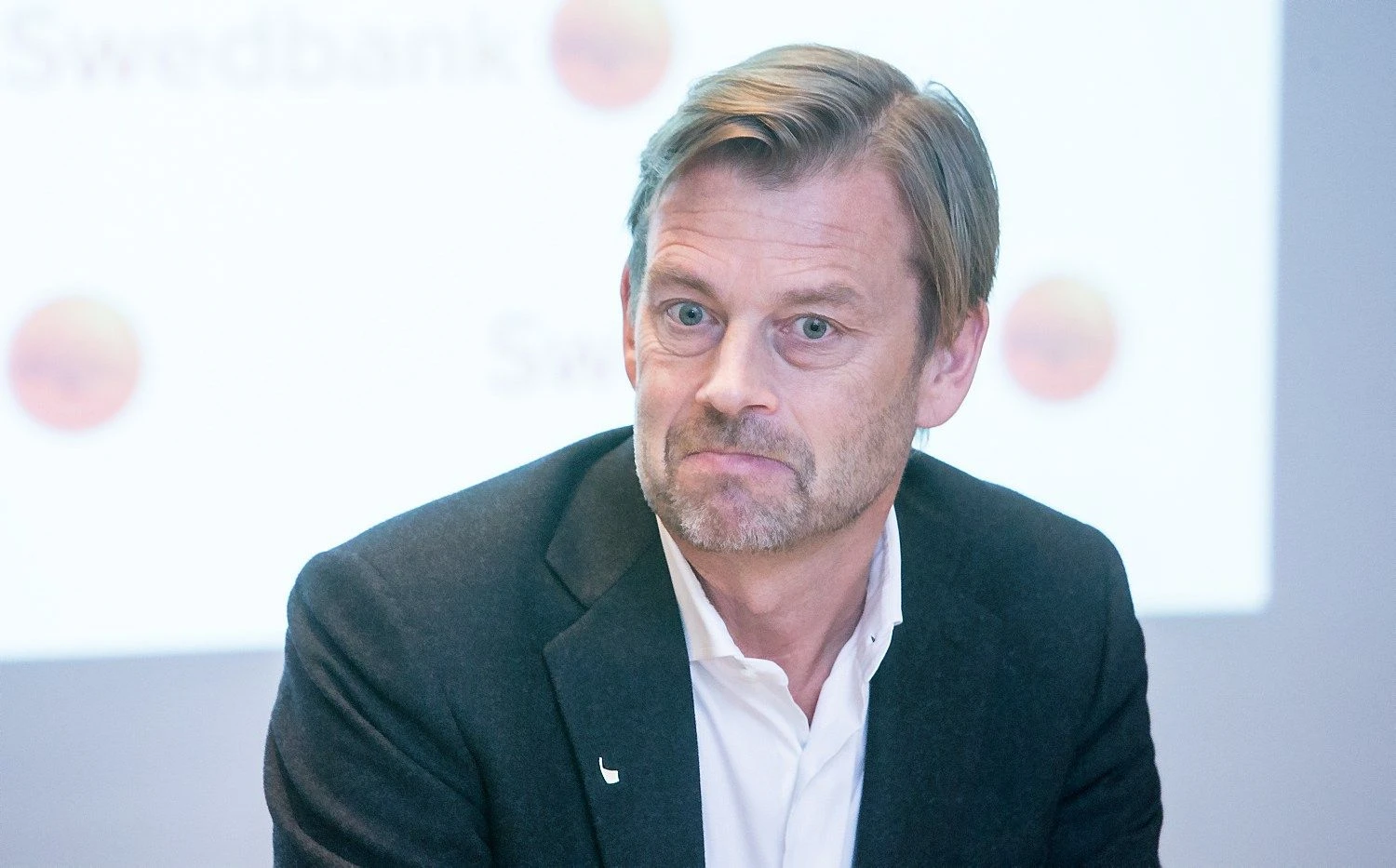 Michaelas Wolfas, buvęs „Swedbank“ vykdomasis direktorius. Juditos Grigelytės (VŽ) nuotr.