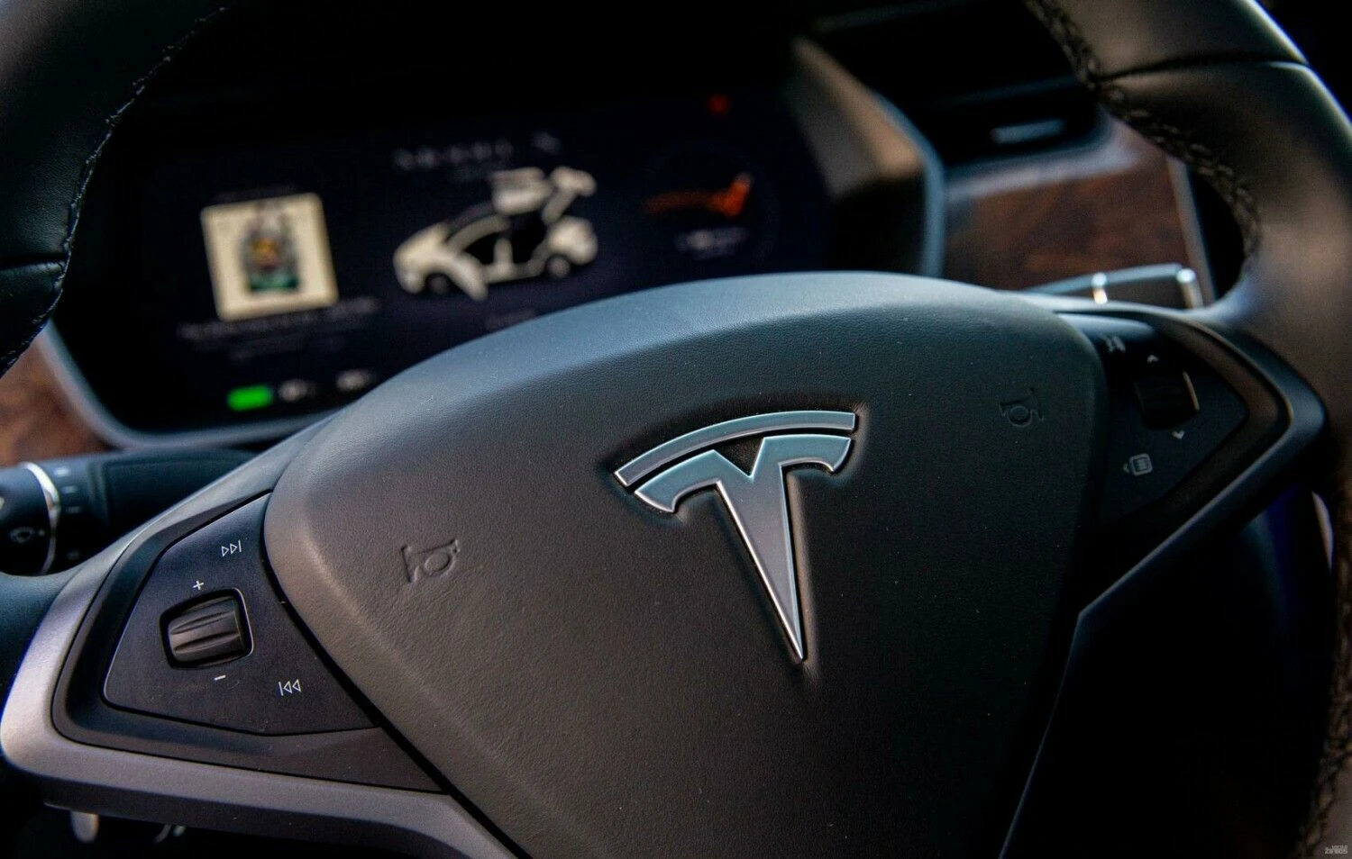 „Tesla Model X“ automobilis. Juditos Grigelytės (VŽ) nuotr.