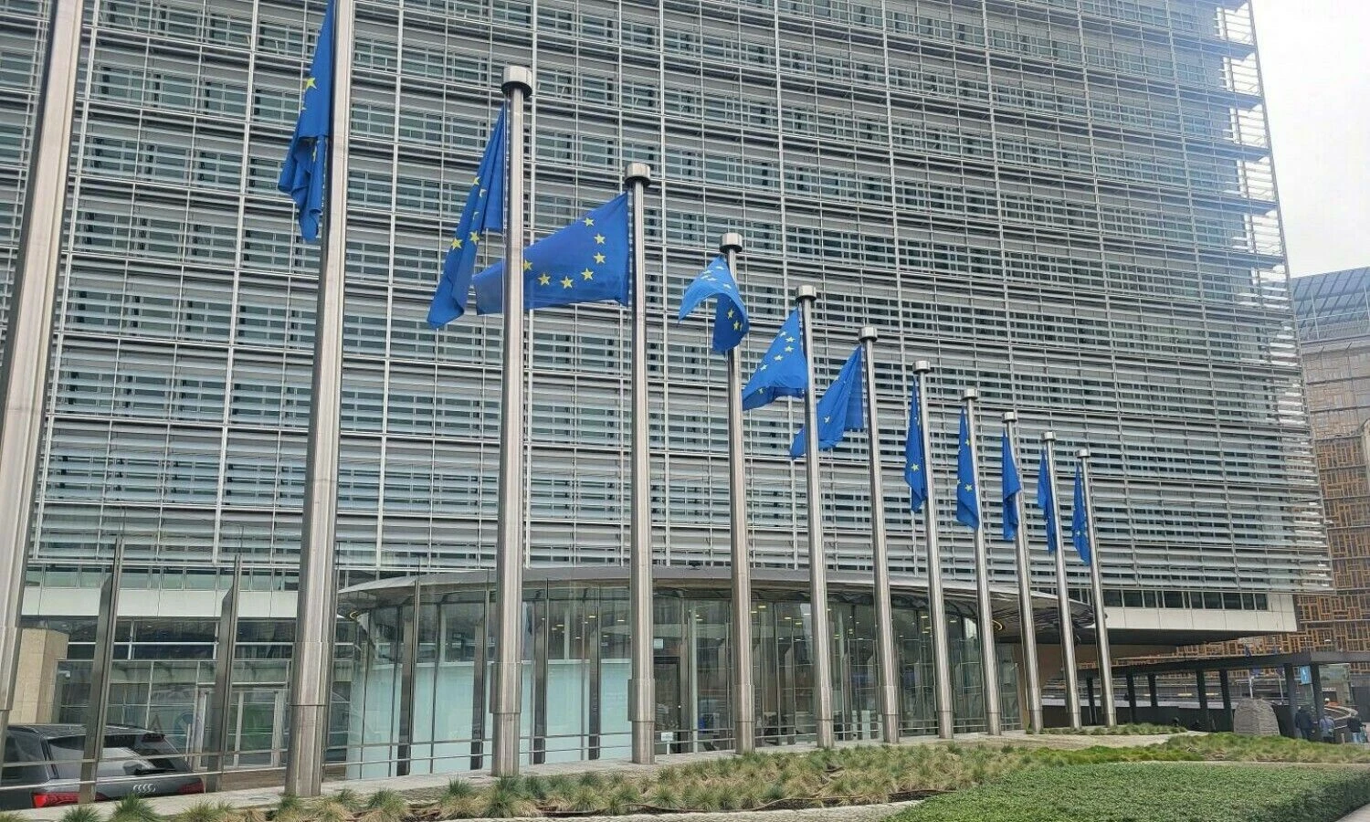Europos Komisijos būstinė Briuselyje. Miglės Valaitienės (VŽ) nuotr.