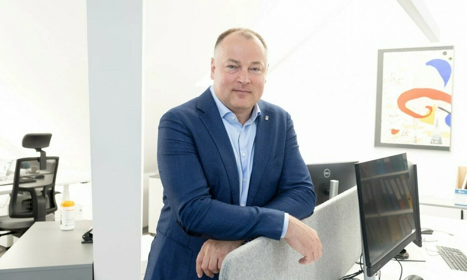 Gintaras Makšimas, „Turto banko“ generalinis direktorius. Juditos Grigelytės (VŽ) nuotr.