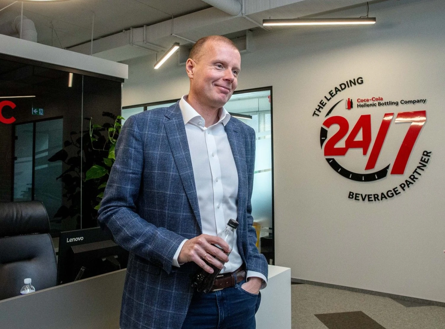 Jaakas Mikkelis, „Coca-Cola HBC“ Lenkijos ir Baltijos šalių padalinio vadovas. Juditos Grigelytės (VŽ) nuotr.