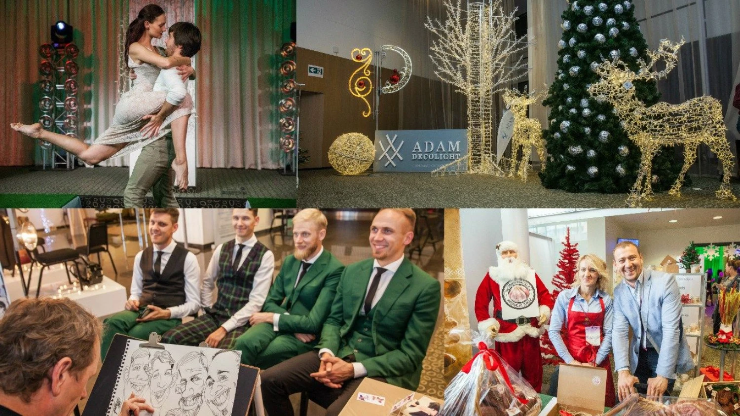 Pirmoji kalėdinių verslo dovanų paroda C2B (Christmas to Business). Bendrovės nuotr./VŽ koliažas
