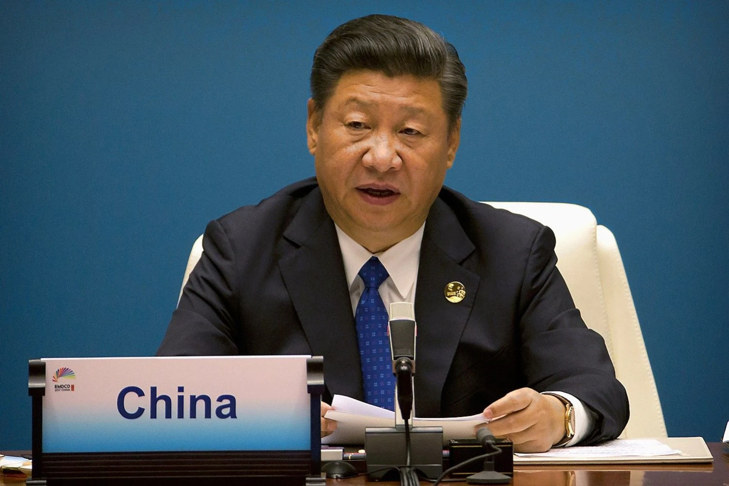 Xi Jinpingas, Kinijos prezidentas. Marko Schiefelbeino („Reuters“ / „Scanpix“) nuotr.