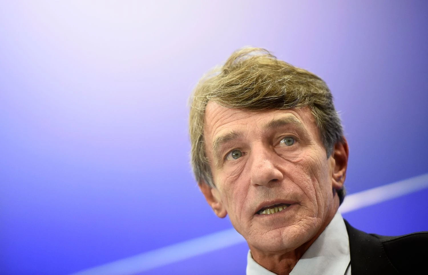 Davidas Sassolis, EP pirmininkas.  Johno Thyso („AFP / „Scanpix“) nuotr. 
