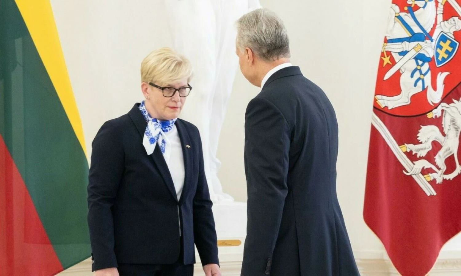 I. Šimonytė ir G. Nausėda. Juditos Grigelytės (VŽ) nuotr.