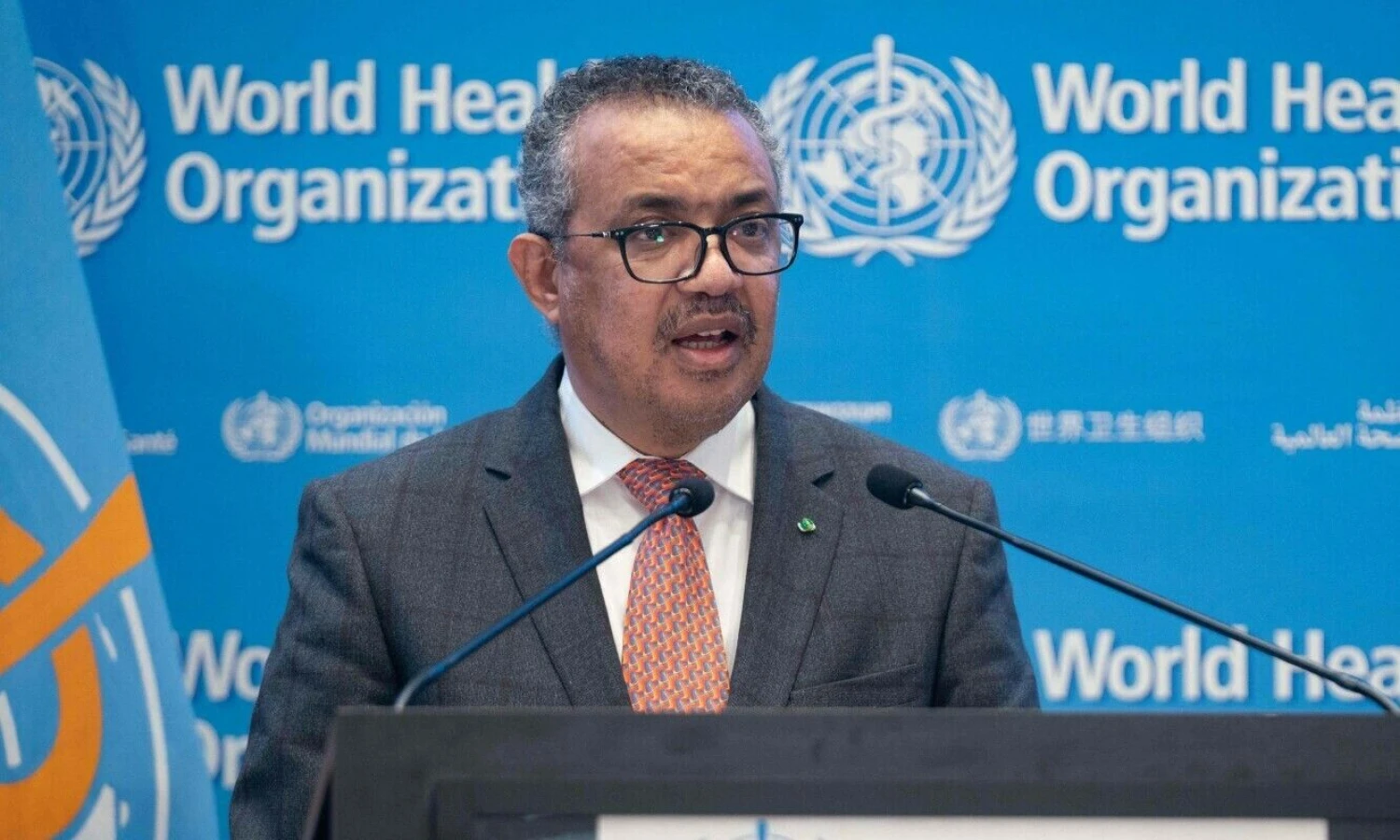 PSO vadovas Tedrosas Adhanomas Ghebreyesusas. Christopherio Blacko (PSO/ AFP / „Scanpix“) nuotr.