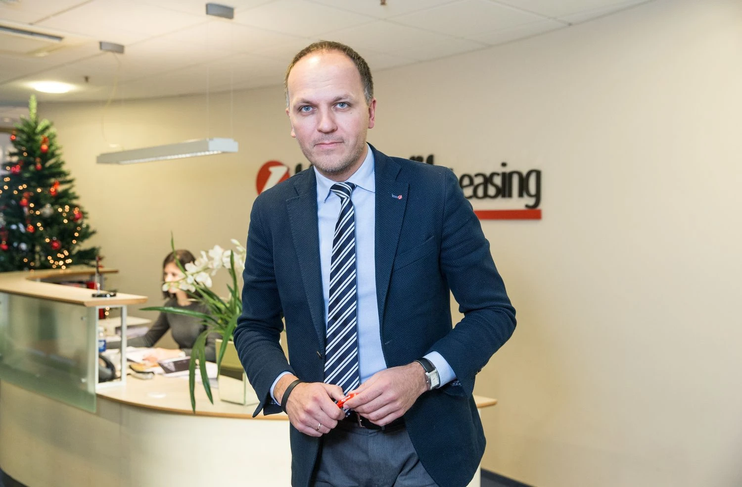Laimonas Belickas „SIA UniCredit Leasing“ Verslo plėtros vadovas Baltijos, filialo Lietuvoje vadovas. Juditos Grigelytės (VŽ) nuotr.