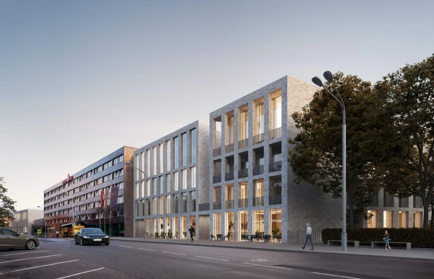 Bendrovės vizualizacija.