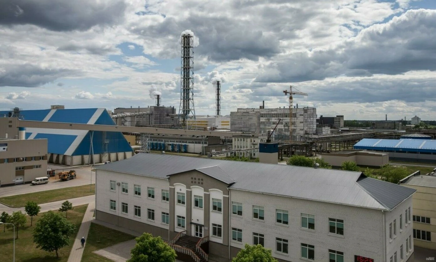 Lietuvos azoto-fosforo trąšų gamintoja AB „Lifosa“ Kėdainiuose. Juditos Grigelytės (VŽ) nuotr.