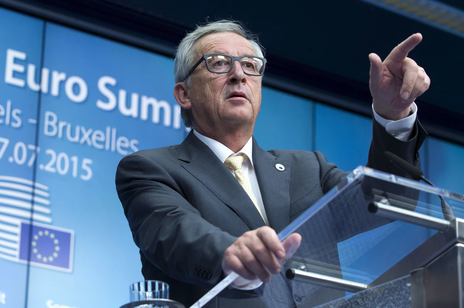 Jeanas Claude'as Junckeris. Yveso Hermano („Reuters“ / „Scanpix“) nuotr. 