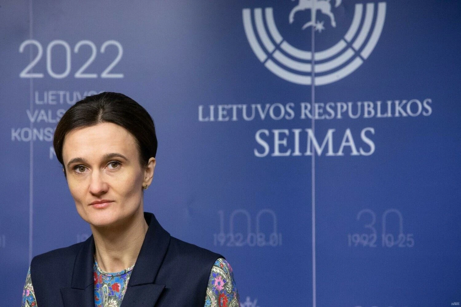 Viktorija Čmilytė-Nielsen, Seimo pirmininkė. Vladimiro Ivanovo (VŽ) nuotr.