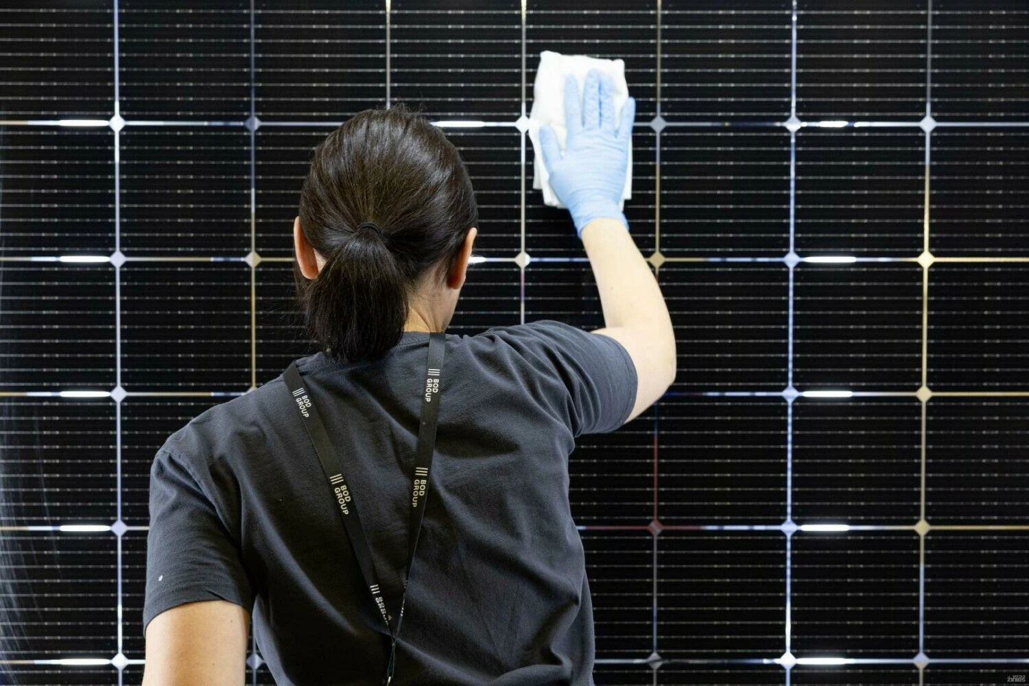 „Soli Tek Cells“ saulės modulių gamyba. Juditos Grigelytės (VŽ) nuotr.