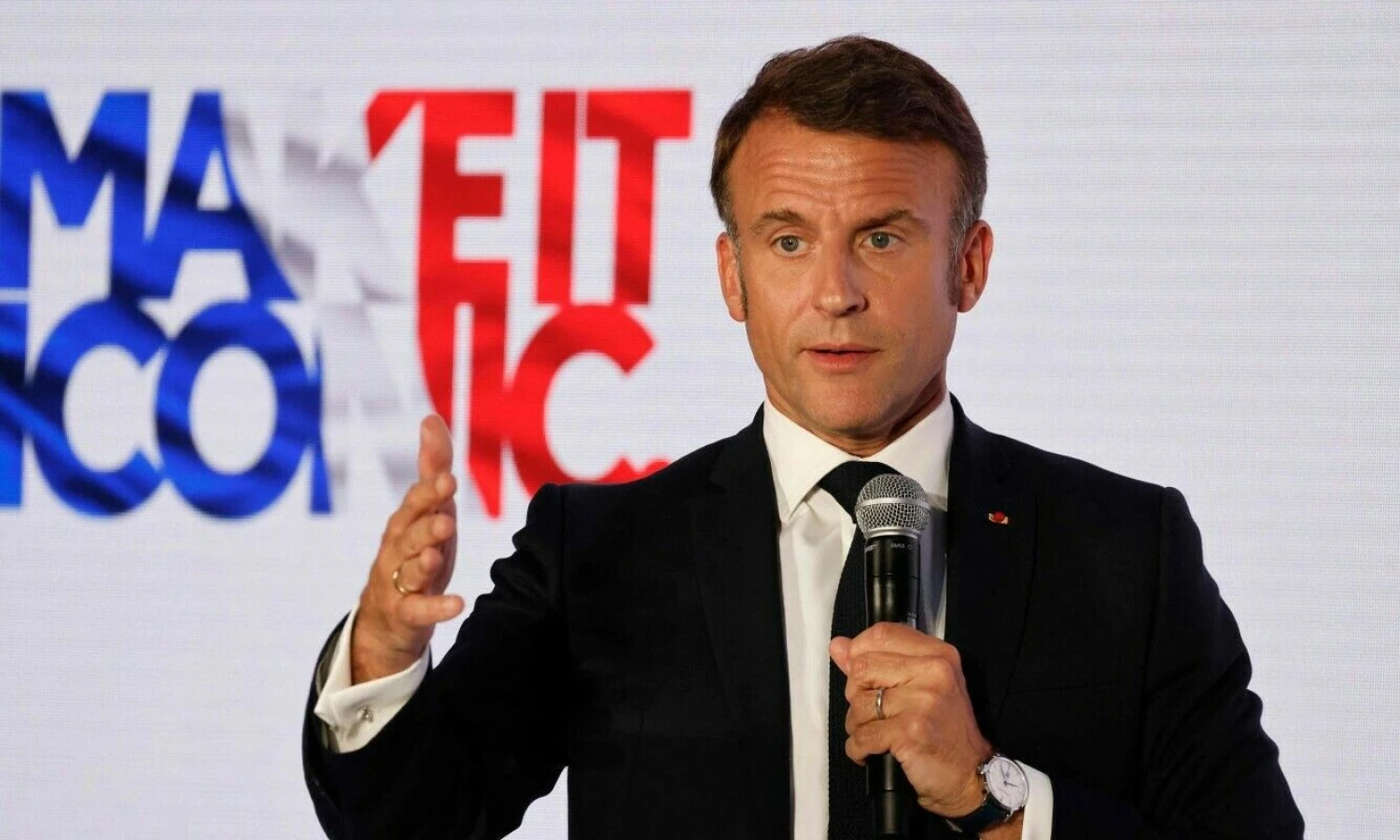 E. Macronas, Prancūzijos prezidentas. Ludovic Marin (AFP/„Scanpix“) nuotr.