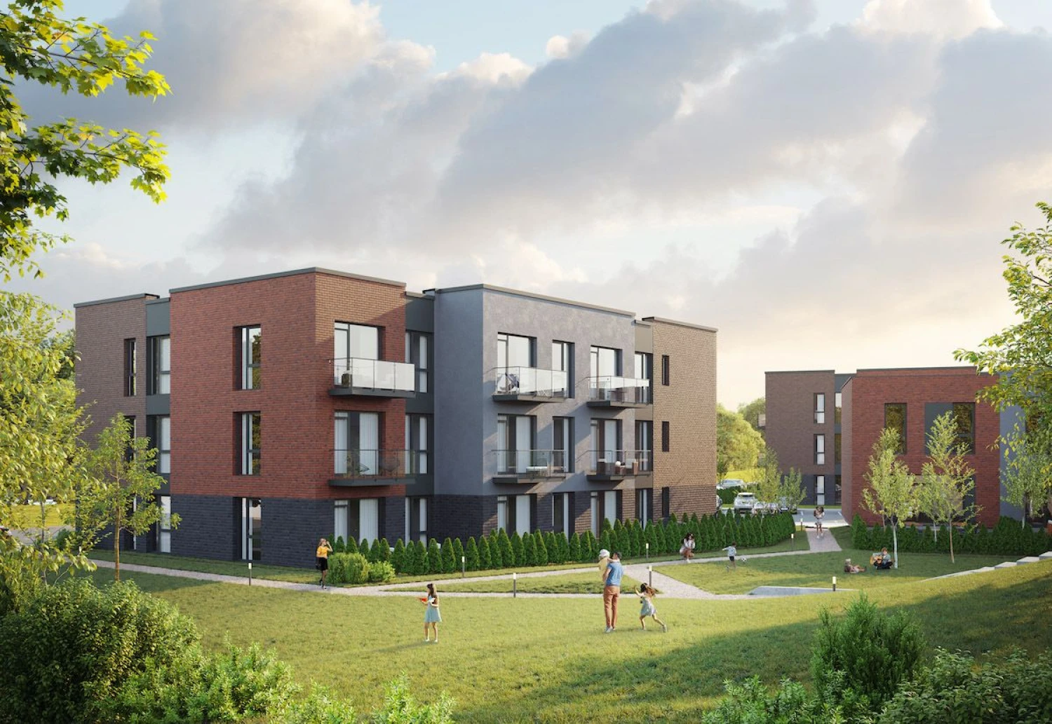 „Citus“ suplanuotas projektas Justiniškėse. Bendrovės vizualizacija.