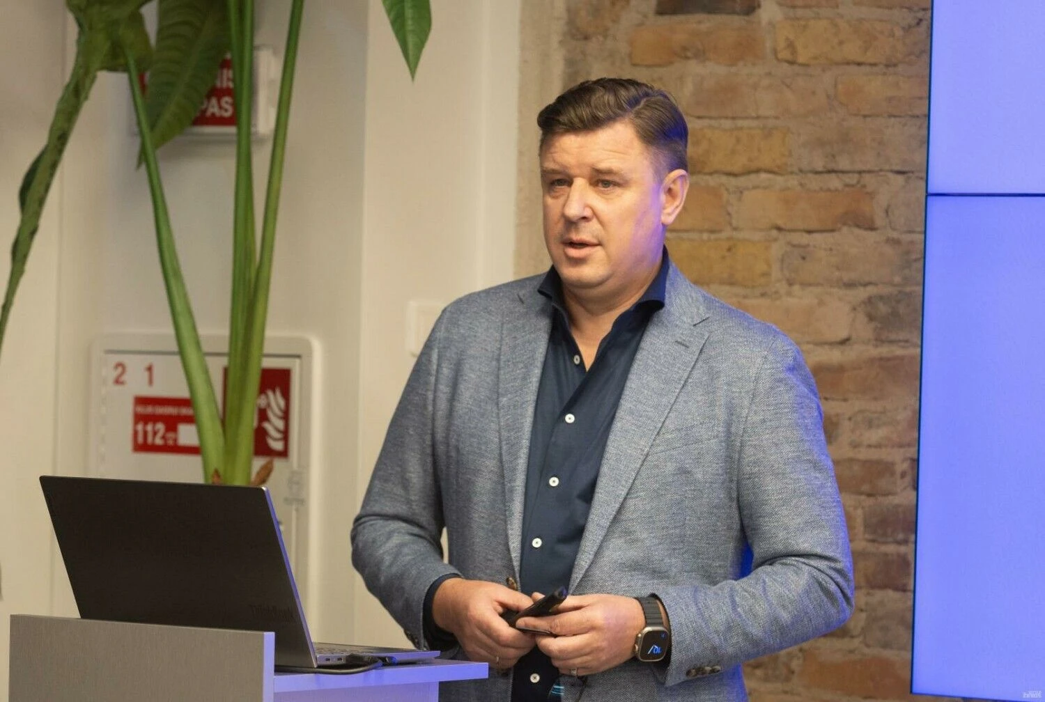 Evaldas Kinderis, „PRO BRO Group“ valdybos pirmininkas, generalinis direktorius. Juditos Grigelytės (VŽ) nuotr.