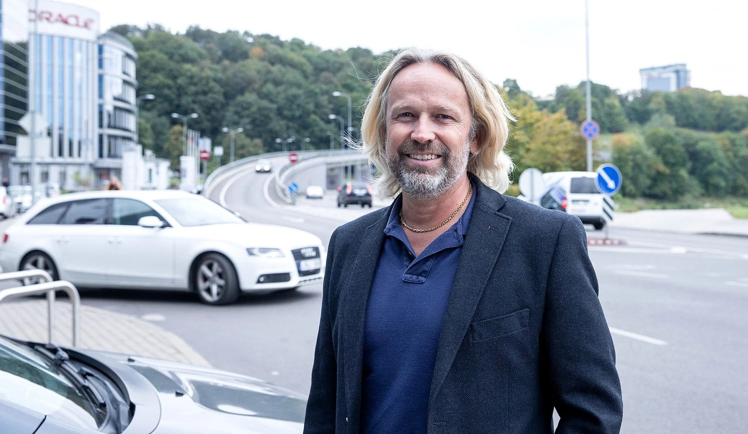 Janas Haugenas-Ihle, „Ionity GmbH“ vadovas Šiaurės Europai, tvirtina, kad pirmosios stotelės Lietuvoje bus pastatytos dar šiemet, tačiau teks palaukti, kol jos bus įjungtos. Juditos Grigelytės (VŽ) nuotr.