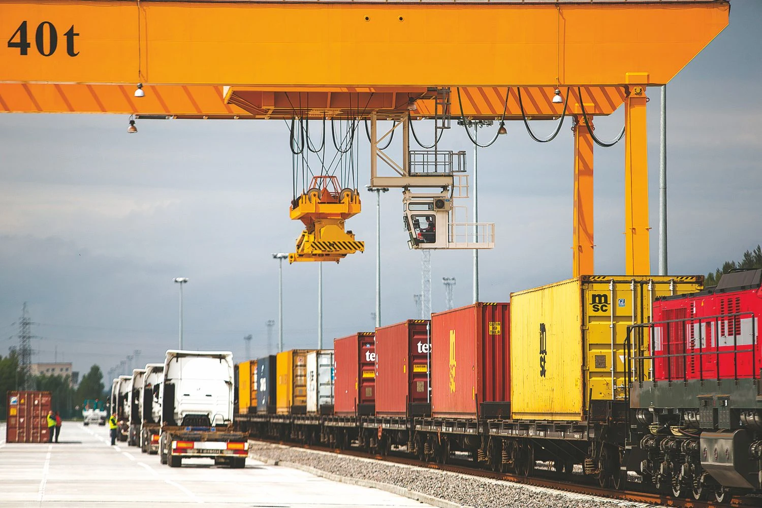 Tikimasi nuo autotransporto ant bėgių perkelti bent 1–2 mln. t krovinių. Vladimiro Ivanovo (VŽ) nuotr.