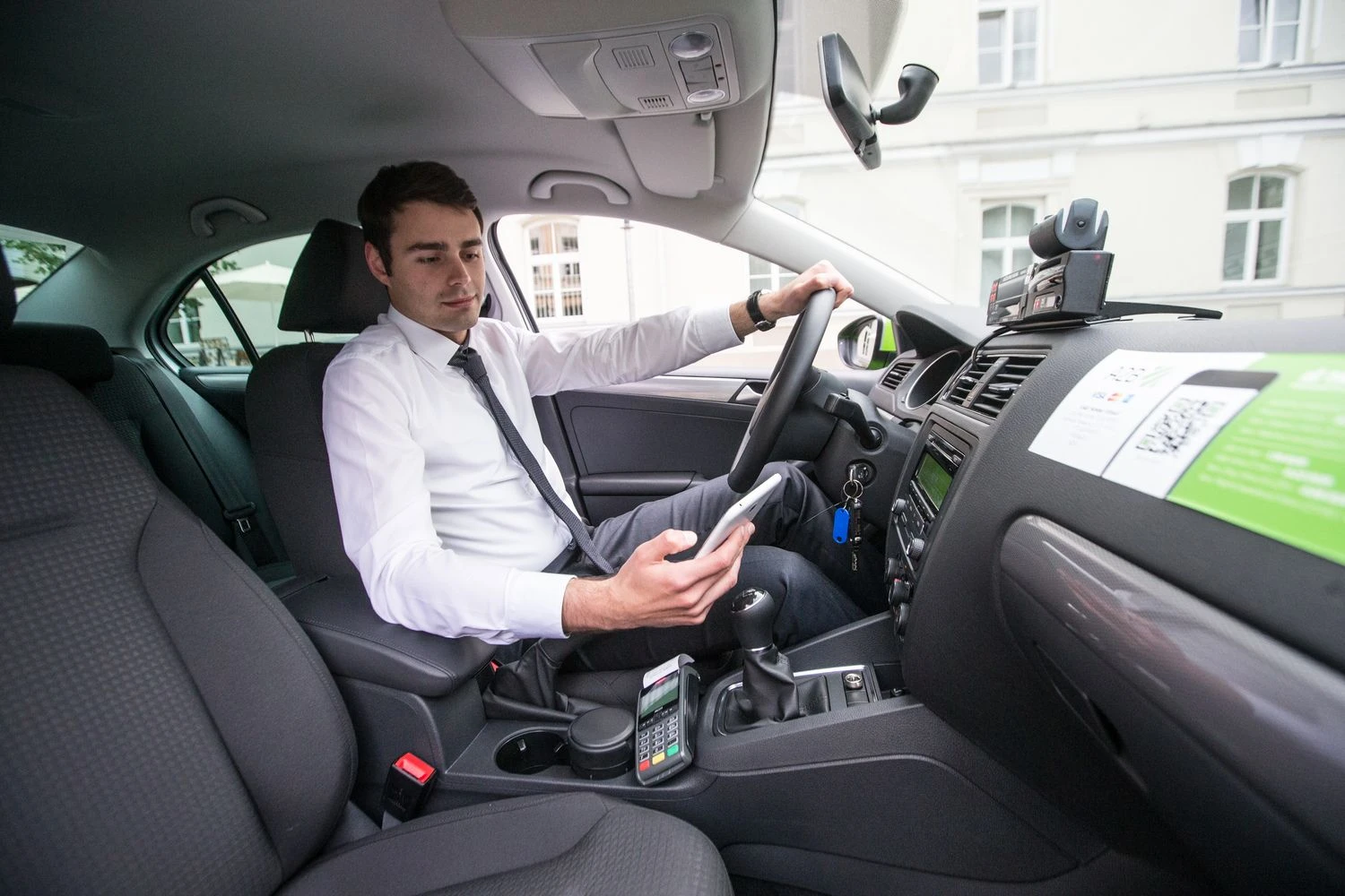 Tomas Peleckas, UAB „Amber Vilnius“, valdančios A2B taxi automobilių parką, direktorius. Juditos Grigelytės (VŽ) nuotr.