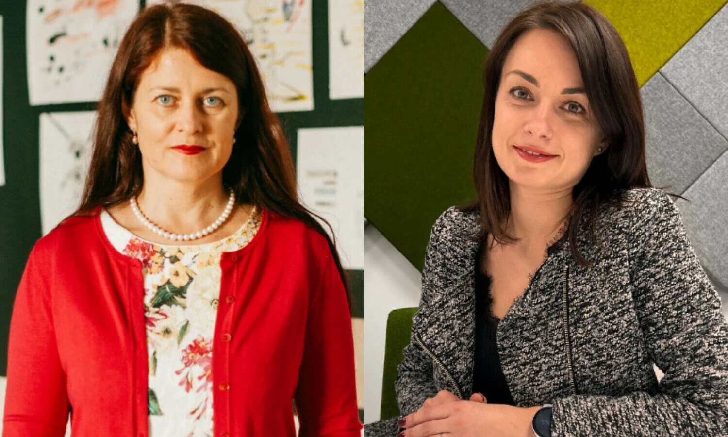 Rasa Dičpetrienė, „Gelbėkit vaikus“ generalinė direktorė ir Jurgita Tarcijonienė, UAB „Atea“ personalo valdymo partnerė.