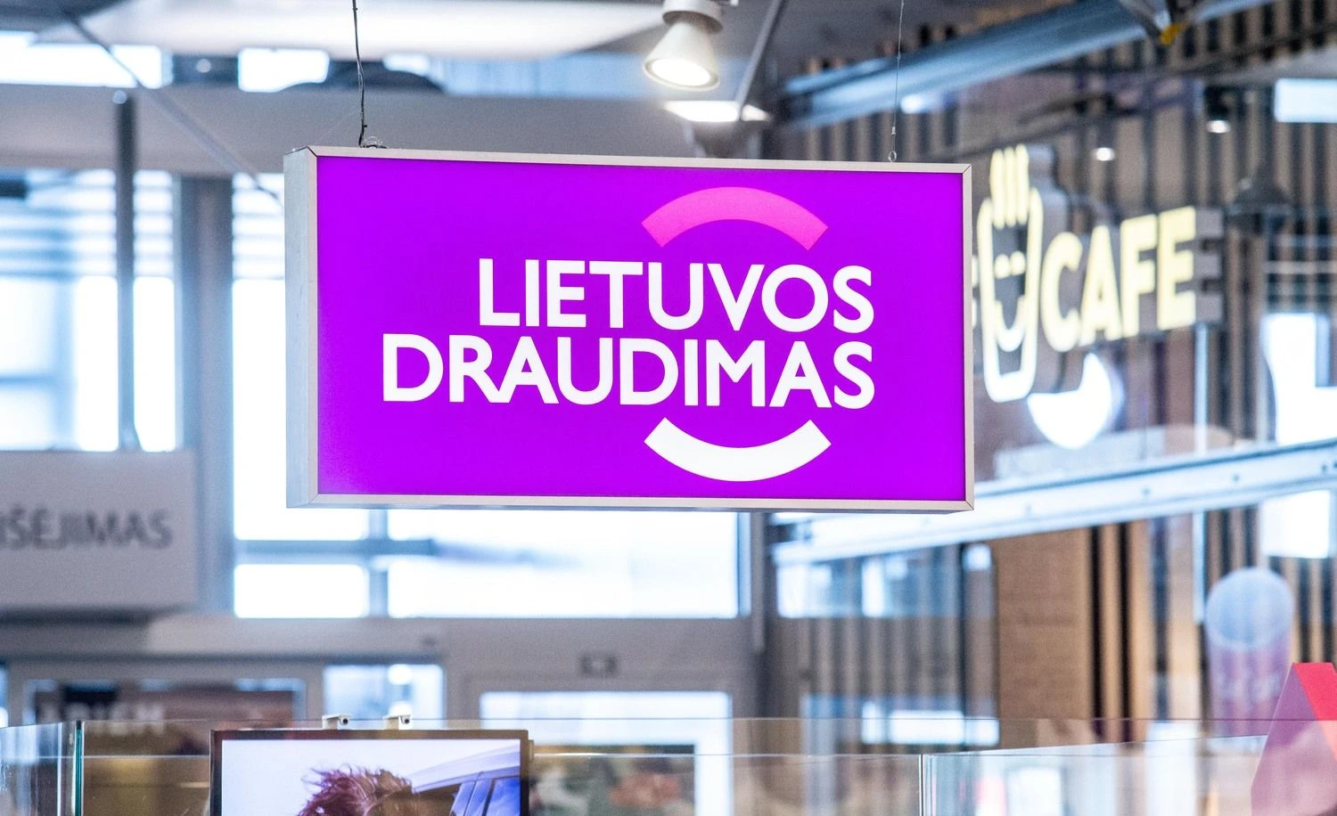 „Lietuvos draudimo“ iškaba. Juditos Grigelytės (VŽ) nuotr.