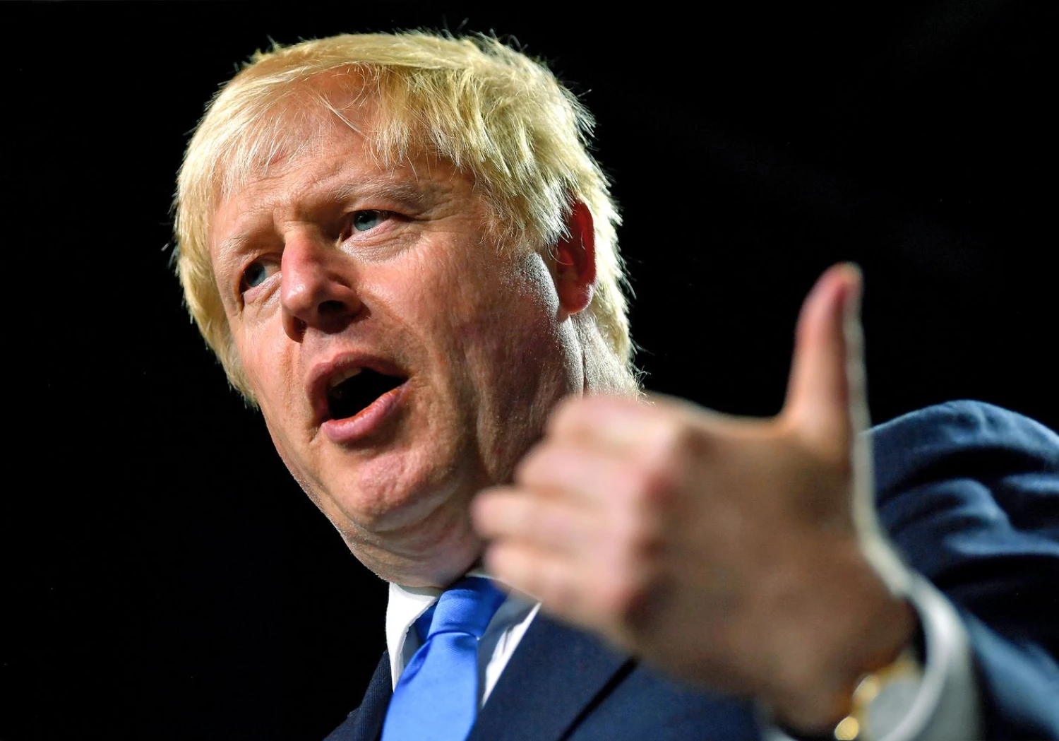 Boriso Johnsono, JK premjero, sprendimas sukėlė tikrą audrą JK politinėje padangėje. Dylano Martinezo („Reuters“ / „Scanpix“) nuotr. 