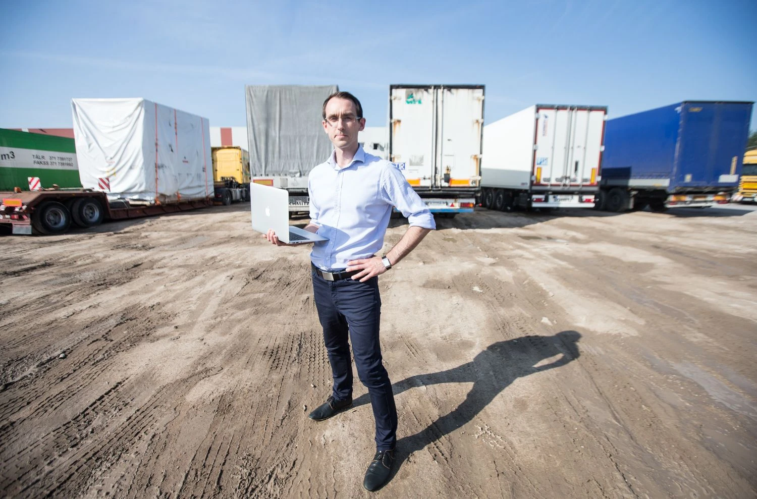 Egidijus Breikštas, UAB „Visas transportas“ direktorius: „Klientams kalbame ne apie tai, koks puikus yra mūsų produktas, bet kuo jis naudingas būtent jiems.“ Juditos Grigelytės (VŽ) nuotr.

