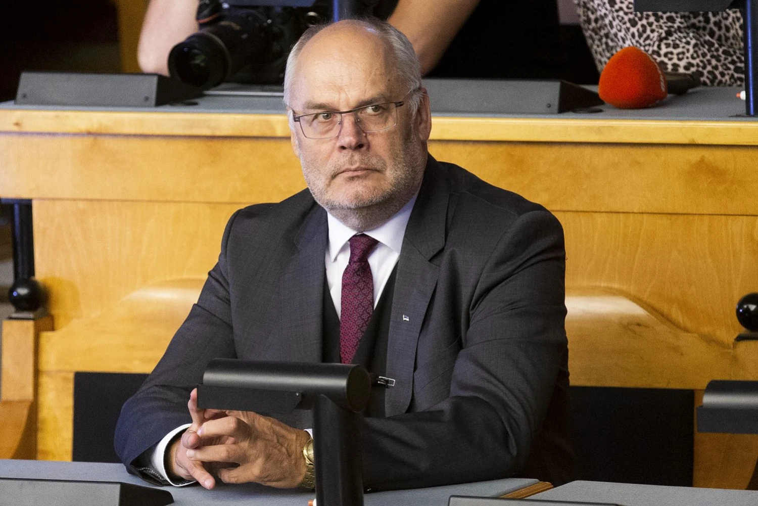 Alaras Karis, išrinktasis Estijos prezidentas. Raulo Mee („AP“ / „Scanpix“) nuotr. 