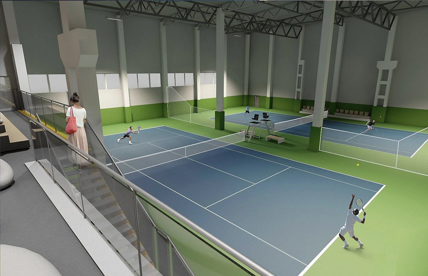 Žemaitijos sostinėje bus atidarytas sporto centras „Smešas“.  „Archeros“ vizualizacija. 
