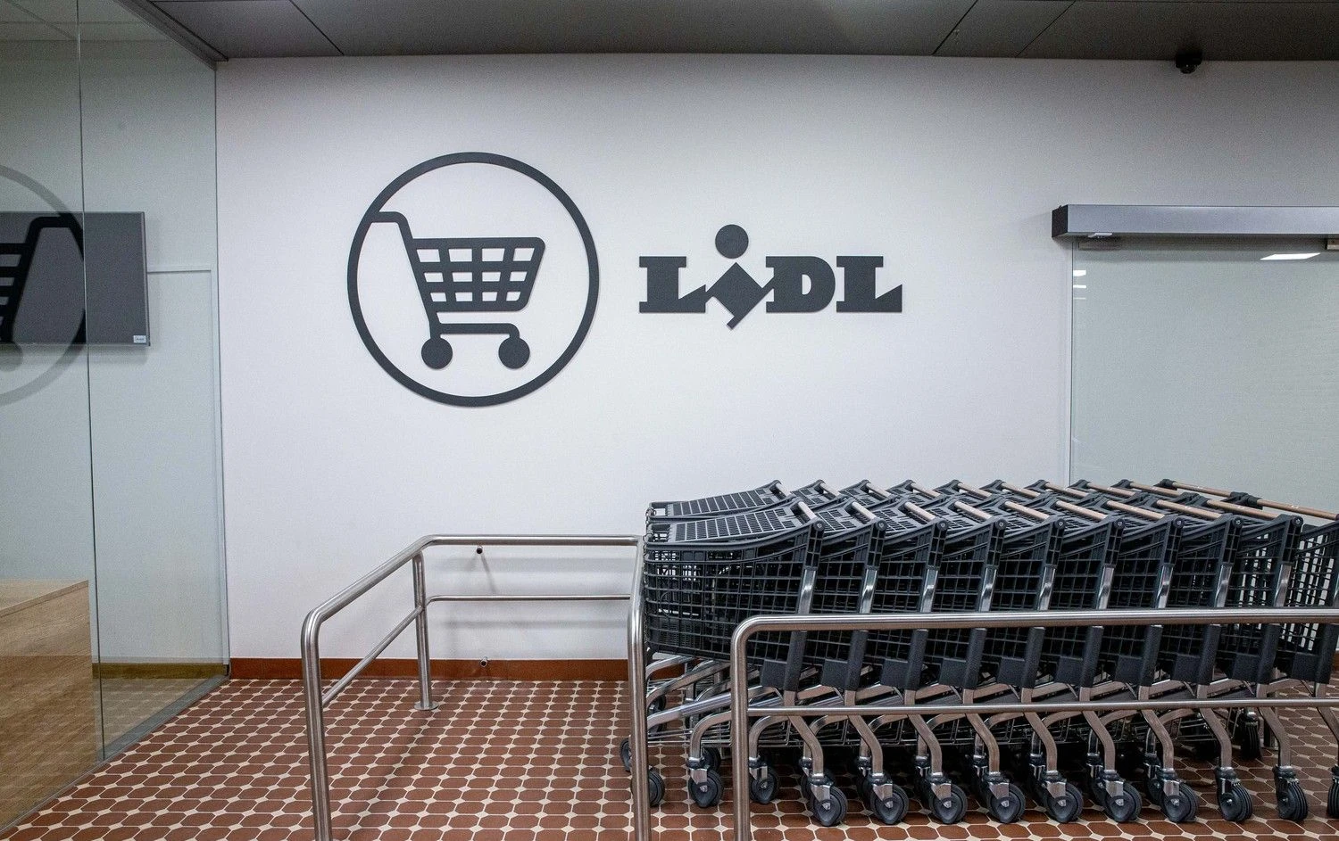 Vilniuje, prekybos centre „G9“, esanti „Lidl“ parduotuvė. Juditos Grigelytės (VŽ) nuotr.