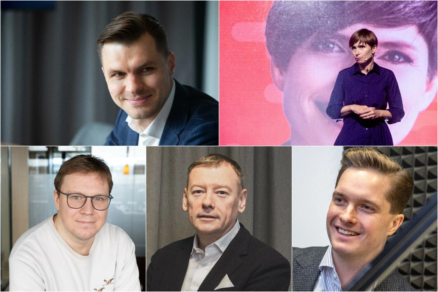 D. Dargis, L. Danienė, T. Marčiulaitis, V. Janulevičius, M. Agentas (iš kairės). VŽ montažas
