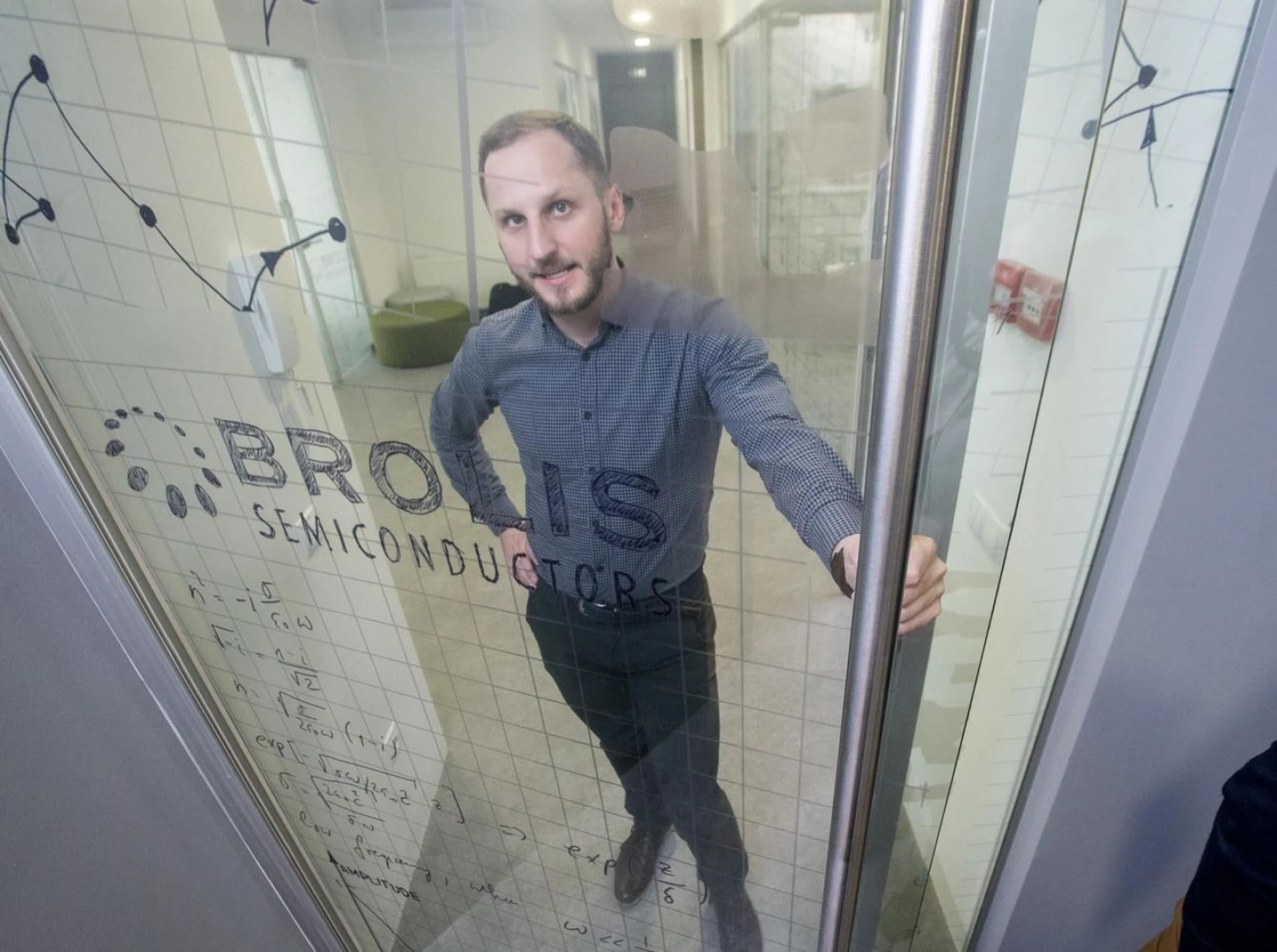 Kristijonas Vizbaras, UAB „Brolis Semiconductors“ komercijos direktorius. Juditos Grigelytės (VŽ) nuotr.