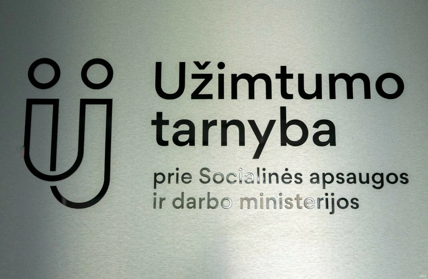 Užimtumo tarnybos klientų aptarnavimo skyrius Vilniuje. Juditos Grigelytės (VŽ) nuotr.