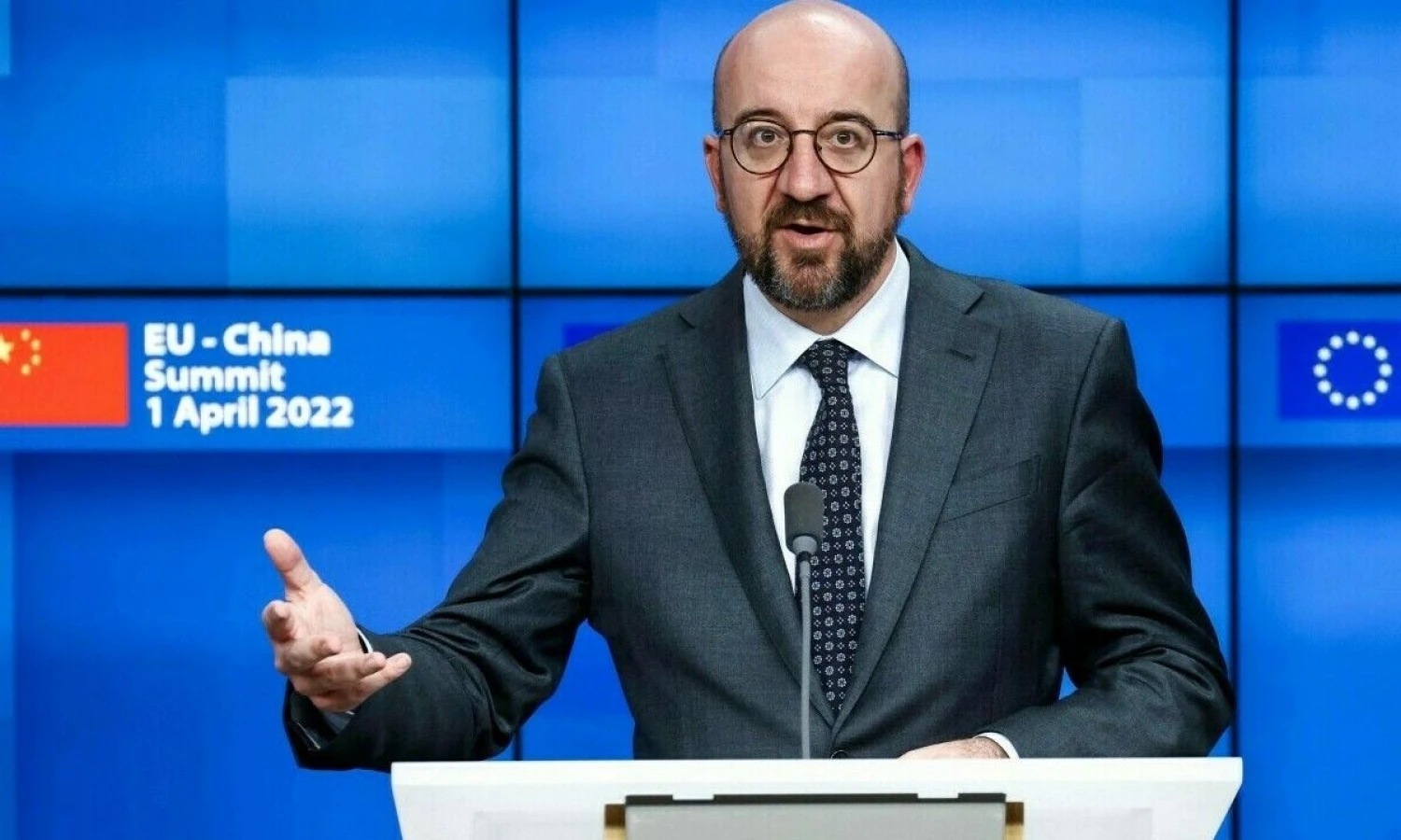 Charles'is Michelis, EVT pirmininkas. Kenzo Triboullard'o (AFP / „Scanpix“) nuotr.