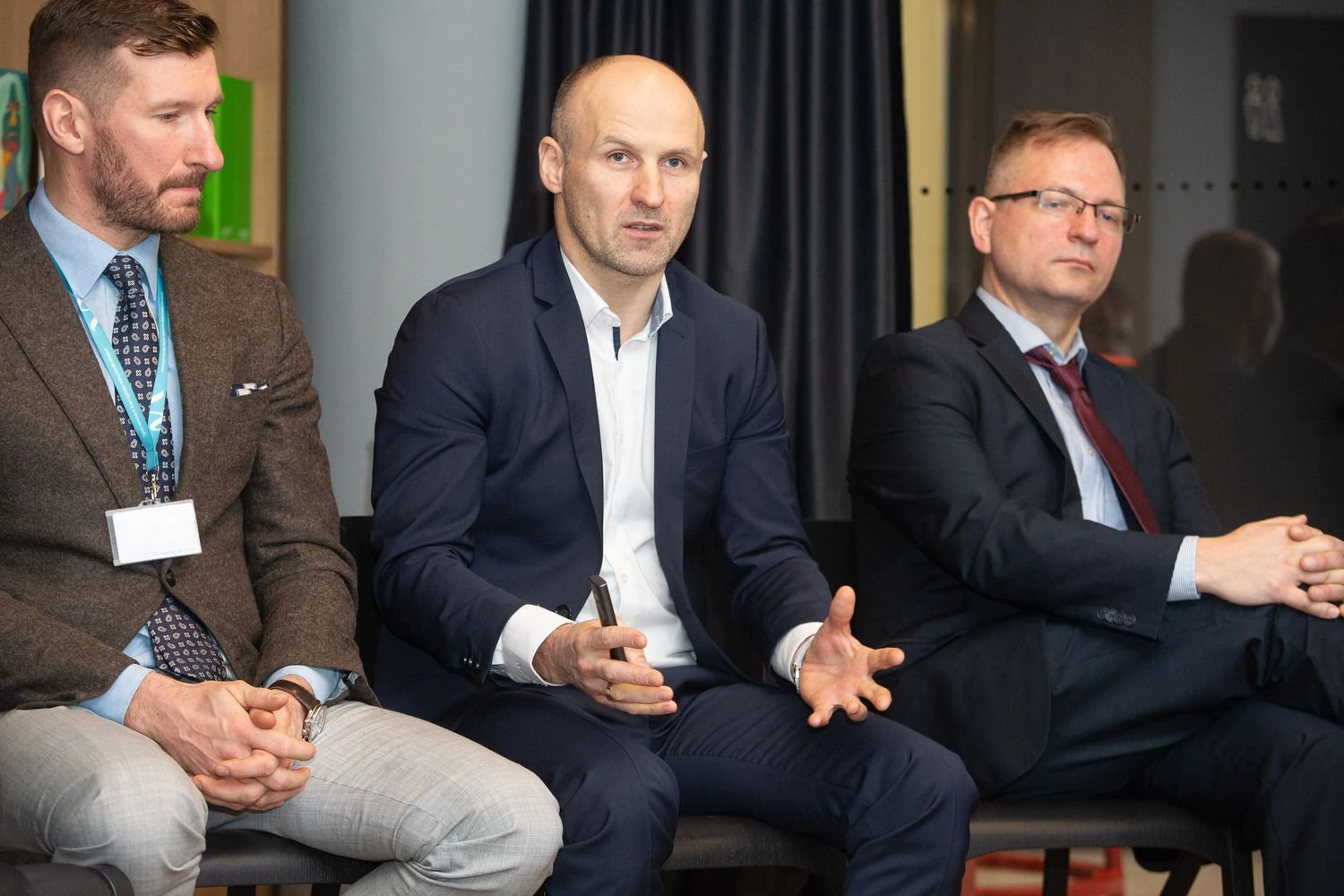 Pranas Kuisys, UAB „Bitė Lietuva“ vykdomasis direktorius (viduryje). Vladimiro Ivanovo (VŽ) nuotr.