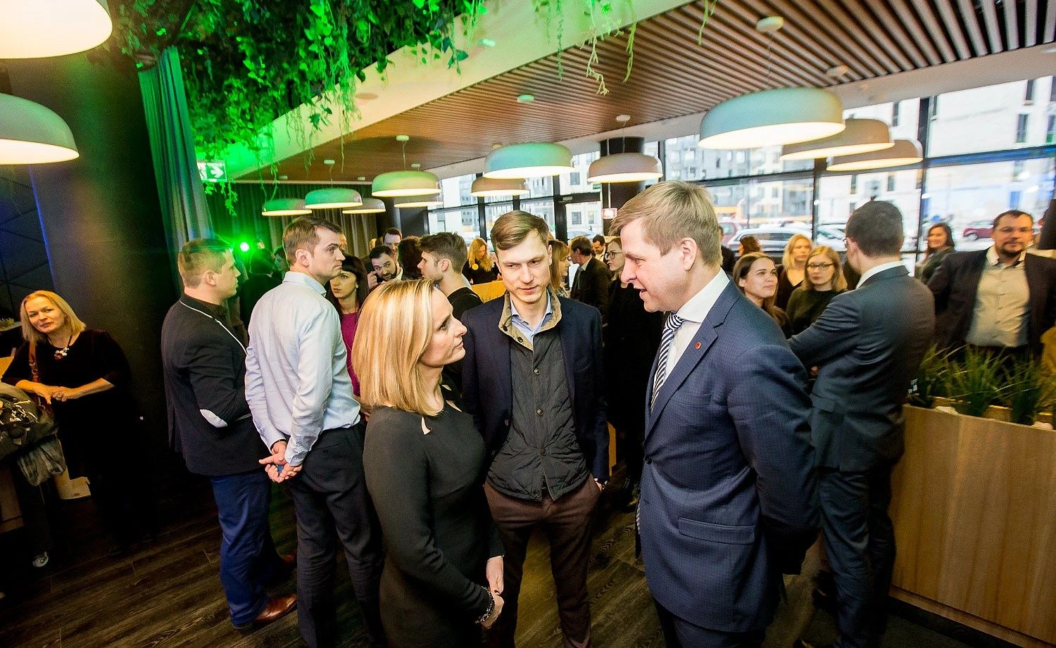 Lina Paukštė, „Technopolio“ Lietuvoje vadovė; Martynas Babilas, „Newsec Baltics“ vyresnysis patarėjas; Remigijus Šimašius, Vilniaus meras.
Juditos Grigelytės (VŽ) nuotr.
