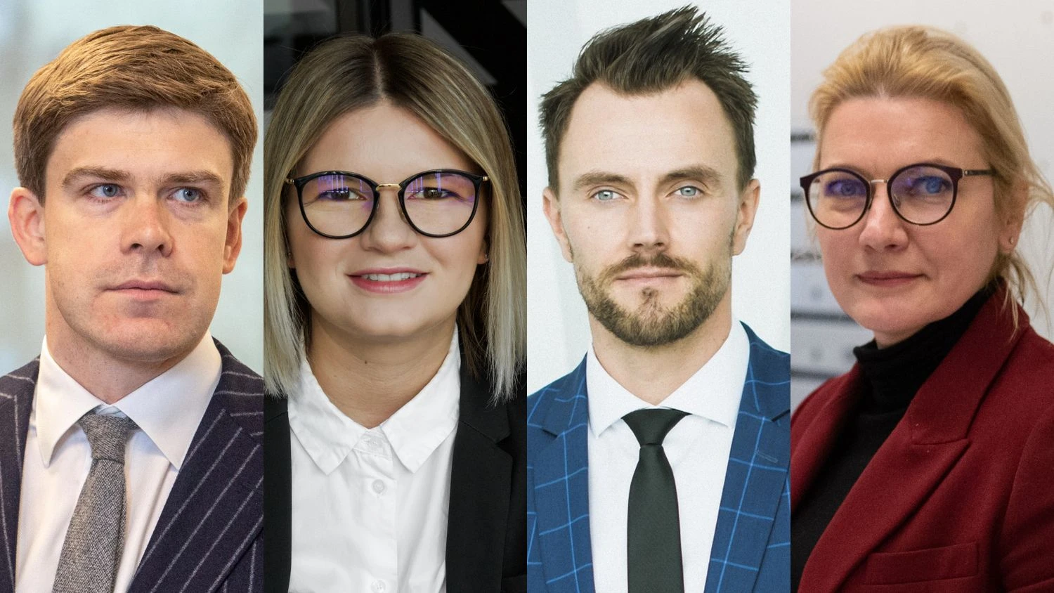 Mindaugas Statulevičius, Lietuvos nekilnojamojo turto plėtros asociacijos prezidentas, Maija Nikitina, „Eikos“ plėtros projektų vadovė, Ugnius Latvys, UAB „Baltic Asset Management“ vadovas, Vita Žutautaitė, UAB „Eriadas“ vadovė. VŽ koliažas.