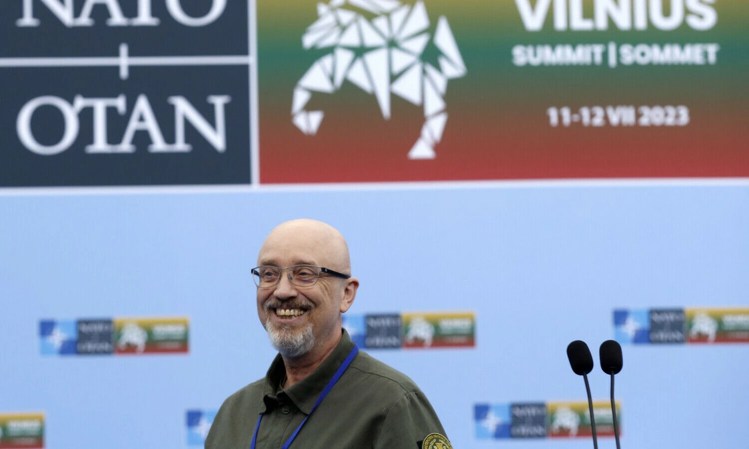 Oleksijus Reznikovas, Ukrainos gynybos ministras. Mindaugo Kulbio (AP / „Scanpix“) nuotr.
