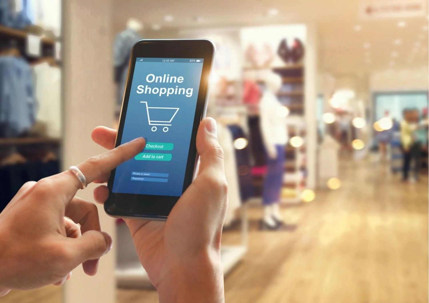 Tradicinė prekyba persikelia į skaitmeninę erdvę ir norinčios išlikti įmonės ieško naujų prekybos kanalų. „Canva“ nuotr.