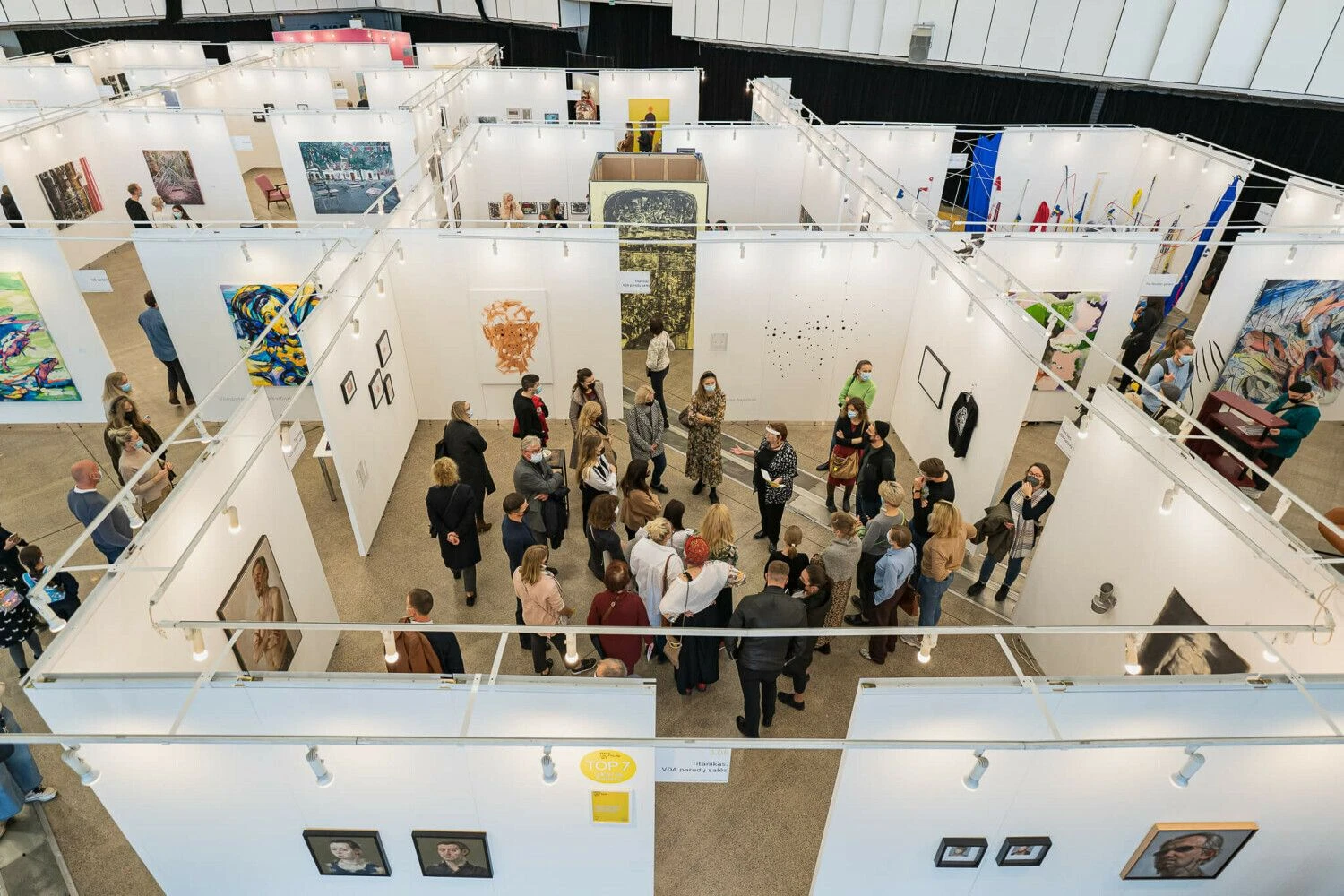 Šiuolaikinio meno mugėje „ArtVilnius“. Rengėjų nuotr.