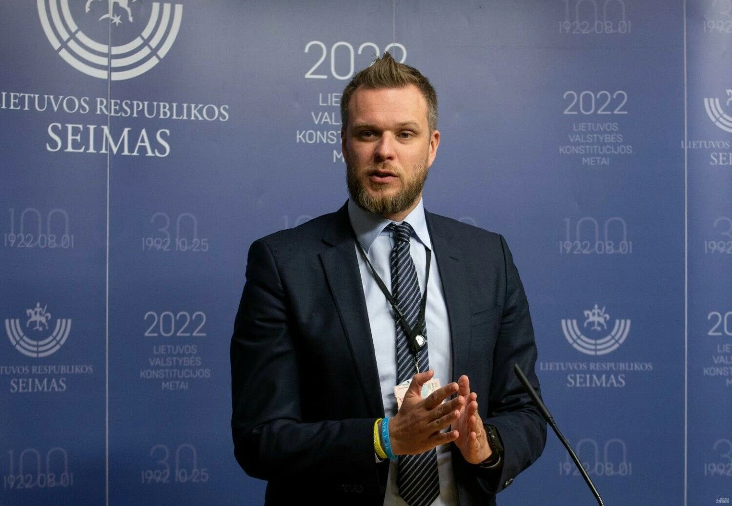 Gabrielius Landsbergis, užsienio reikalų ministras. Juditos Grigelytės (VŽ) nuotr.