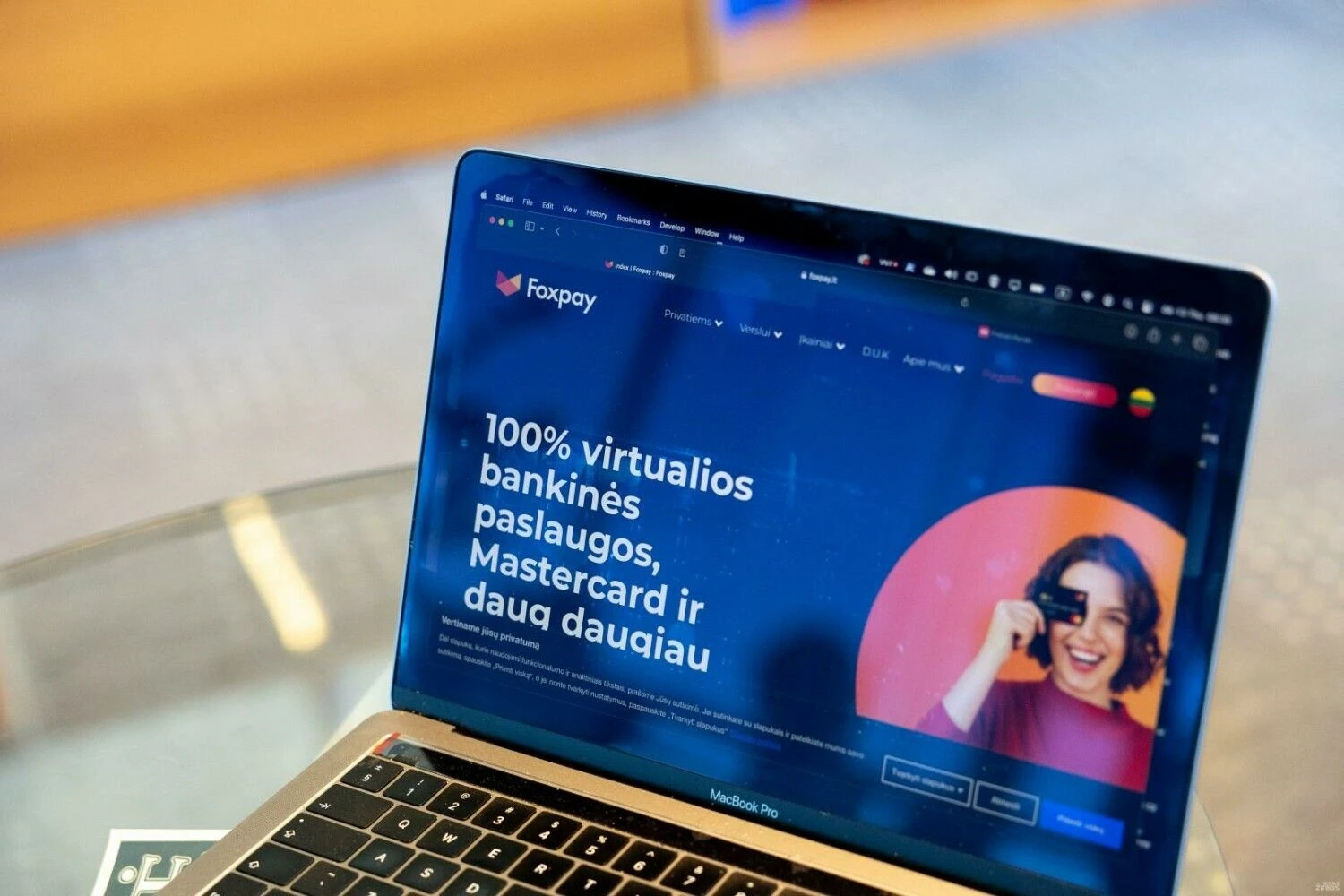 „Foxpay“ tinklapis. Juditos Grigelytės (VŽ) nuotr.