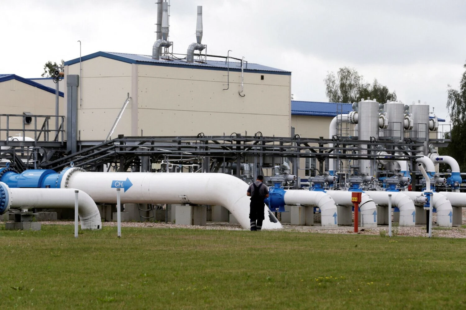 Inčukalno požeminė dujų saugykla . Intso Kalninso („Reuters“/„Scanpix“) nuotr.