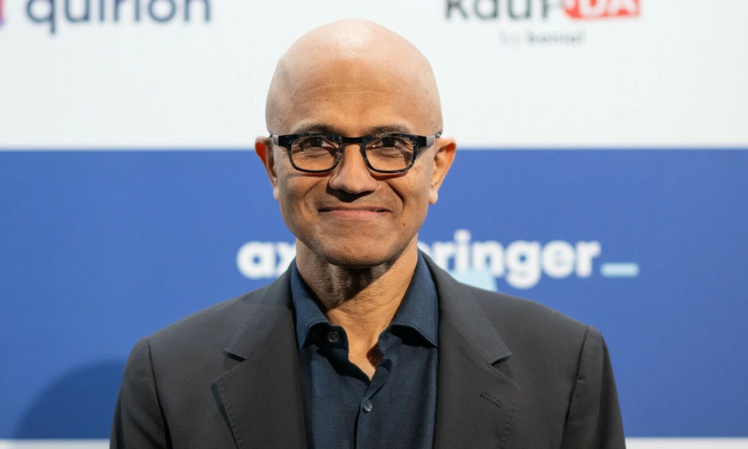 Satya Nadella, „Microsoft“ CEO prieš „Axel Springer“ apdovanojimų ceremoniją Berlyne. (Sebastian Gollnow/„Scanpix“) nuotr.