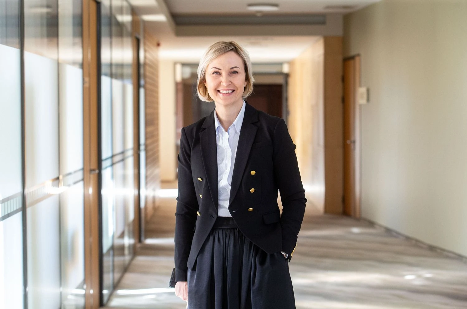 Auksė Glavinskienė, koncerno „Achemos grupė“ personalo departamento direktorė. Juditos Grigelytės (VŽ) nuotr.