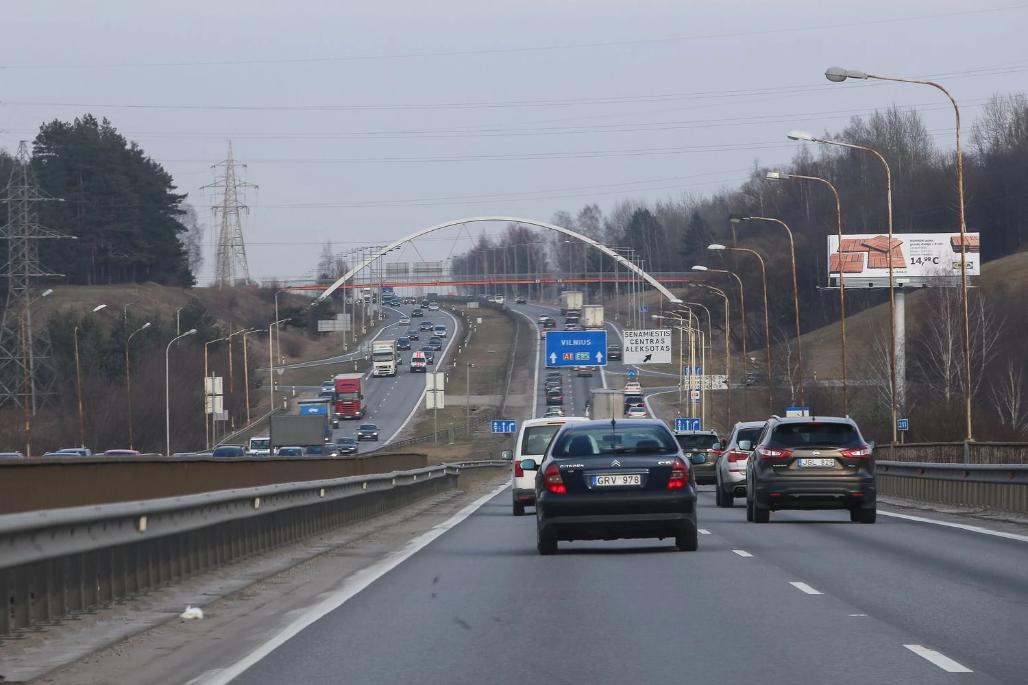 Kelias Kaunas - Vilnius. Vladimiro Ivanovo (VŽ) nuotr.